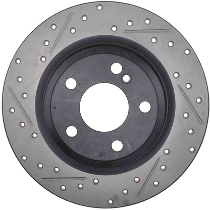 StopTech Sport Drilled/Slotted Brake Rotor; Rear Right