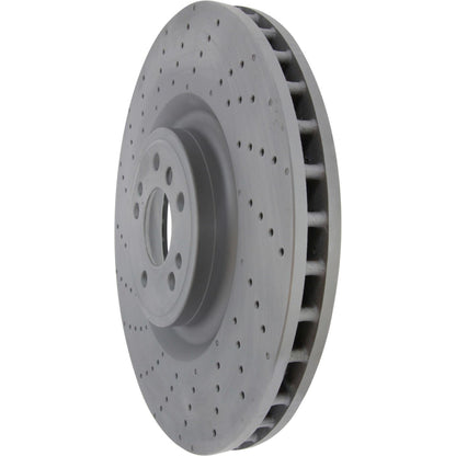 Centric Parts Disc Brake Rotor Premium OE Style Drilled and Slotted with Electro Coating for 2016-2013 Mercedes-Benz GL350 GL450 GL550 GLE43 AMG GLE63 AMG S GLE400 GLE450 AMG GLE550e GLS450 GLS550 ML63 AMG ML250 127.35136