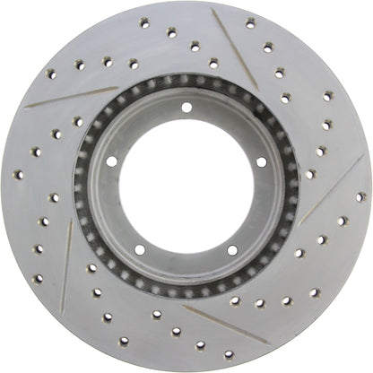 StopTech 65-88 Porsche 944 (Exc Turbo) Slotted & Drilled Right Front Rotor 127.37001R