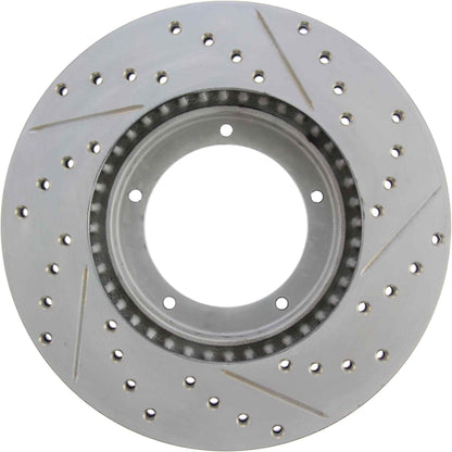 StopTech Sport Drilled & Slotted Brake Rotor Front Right 127.37001R