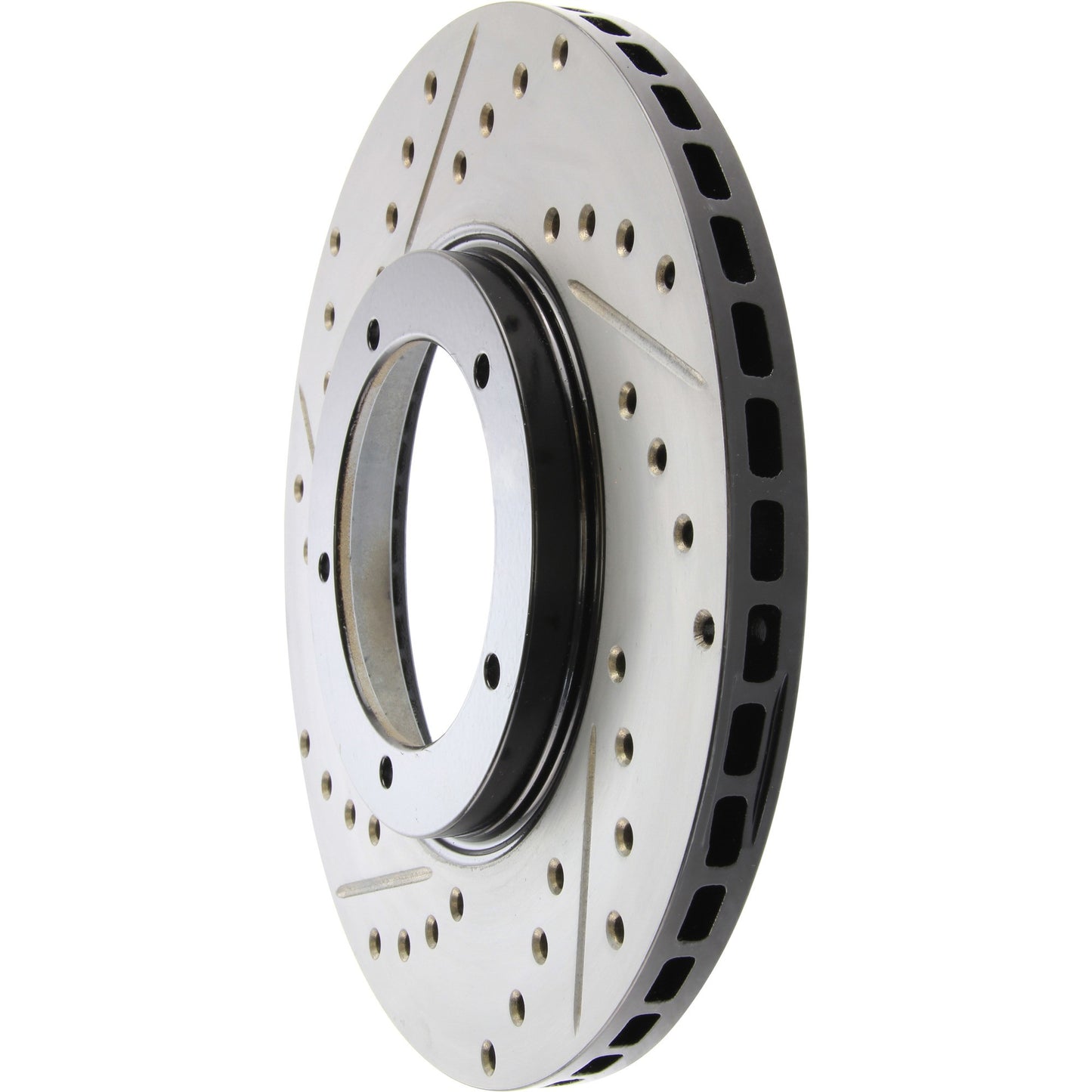 StopTech 65-88 Porsche 944 (Exc Turbo) Slotted & Drilled Right Front Rotor 127.37001R