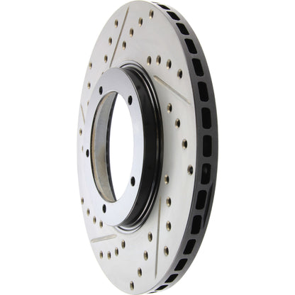StopTech 65-88 Porsche 944 (Exc Turbo) Slotted & Drilled Right Front Rotor 127.37001R