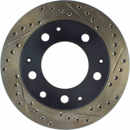 StopTech Slotted & Drilled Sport Brake Rotor 127.37002L