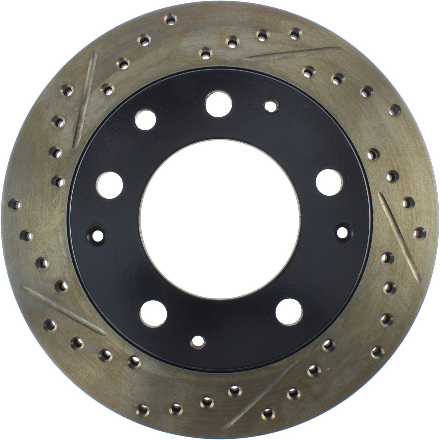 StopTech Slotted & Drilled Sport Brake Rotor 127.37002R