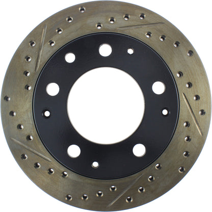 StopTech Slotted & Drilled Sport Brake Rotor 127.37002R