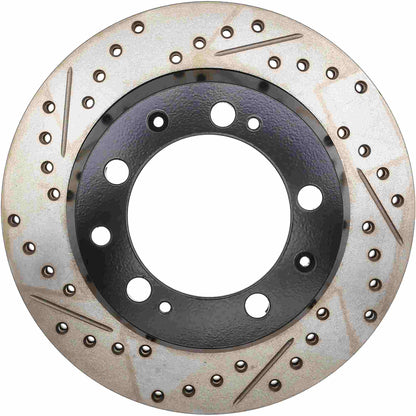 StopTech Slotted & Drilled Sport Brake Rotor 127.37007R