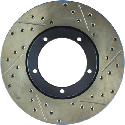 StopTech Slotted & Drilled Sport Brake Rotor 127.37018L