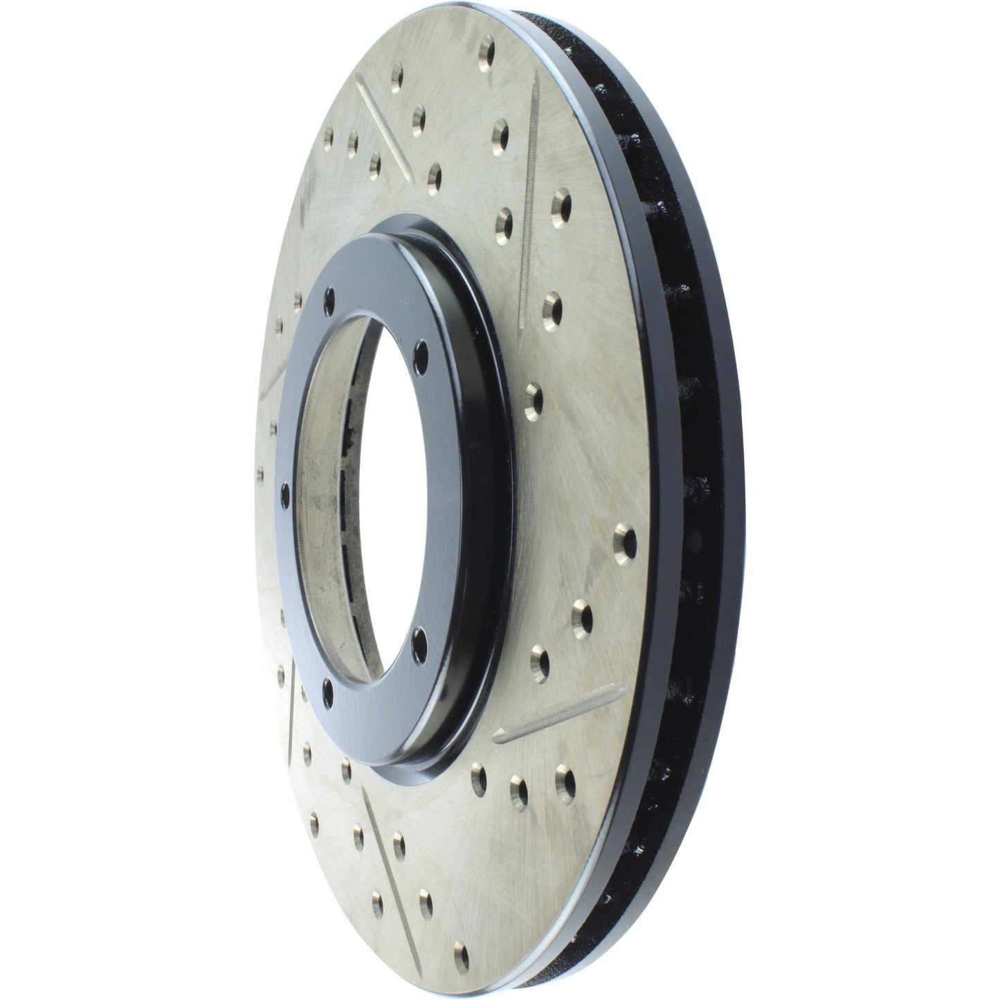 StopTech Slotted & Drilled Sport Brake Rotor 127.37018L