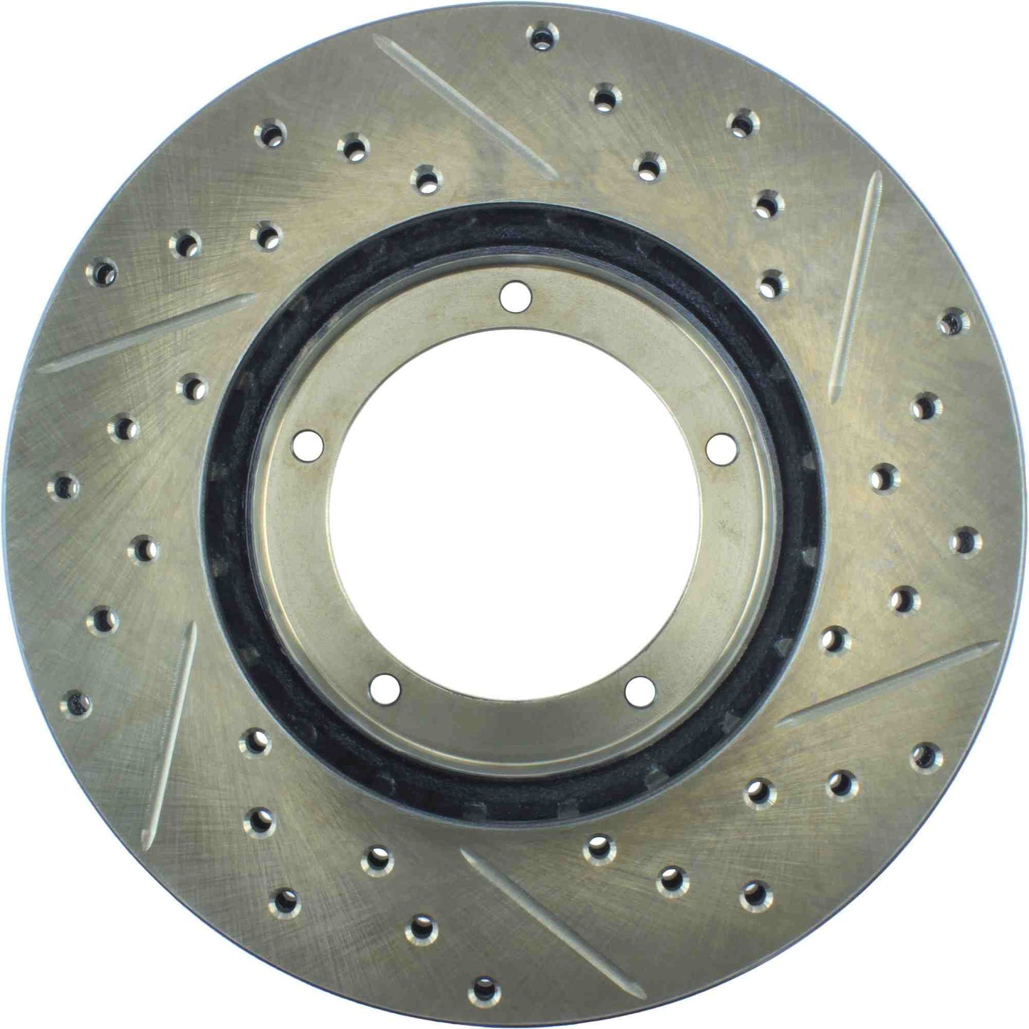 StopTech Slotted & Drilled Sport Brake Rotor 127.37018R