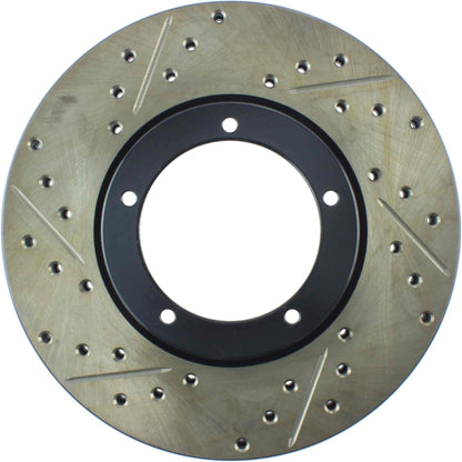 StopTech Slotted & Drilled Sport Brake Rotor 127.37018R