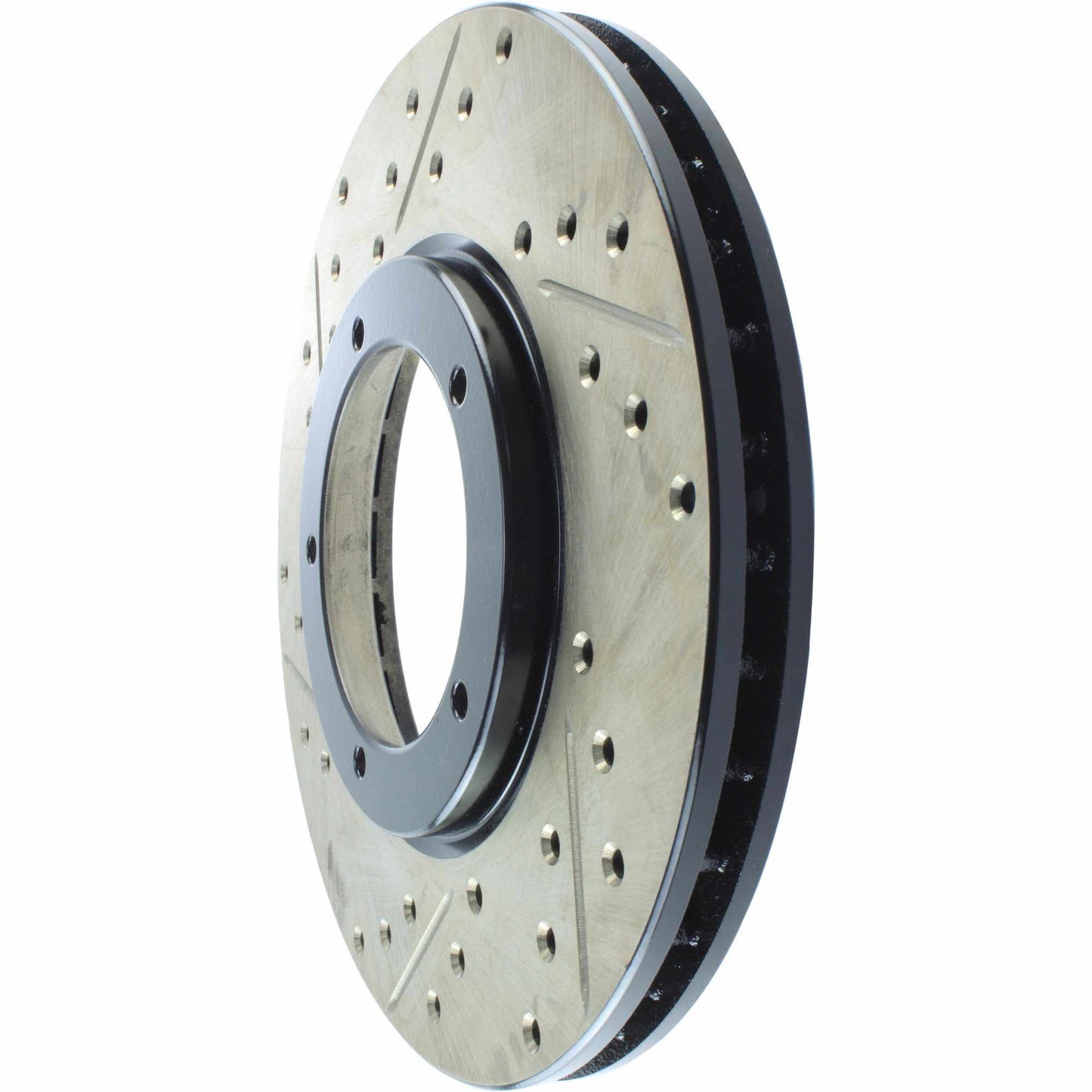 StopTech Slotted & Drilled Sport Brake Rotor 127.37018R