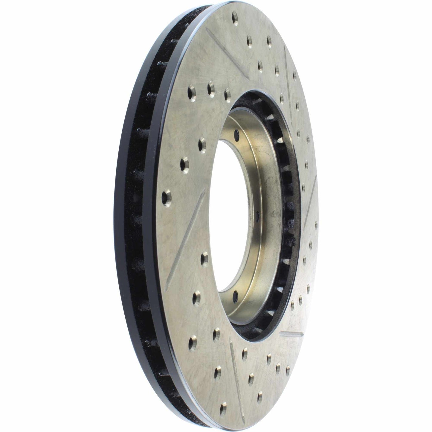 StopTech Slotted & Drilled Sport Brake Rotor 127.37018R