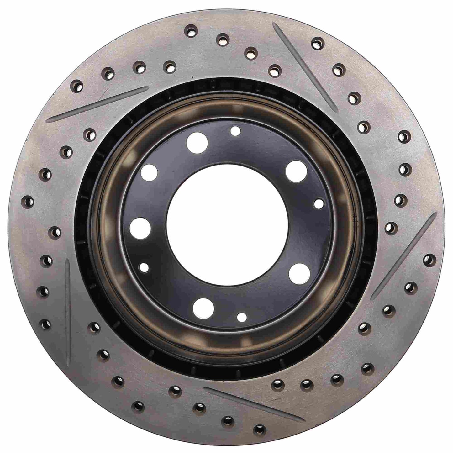 StopTech Sport Drilled/Slotted Brake Rotor; Rear Right