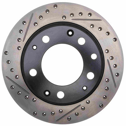 StopTech Sport Drilled/Slotted Brake Rotor; Rear Right