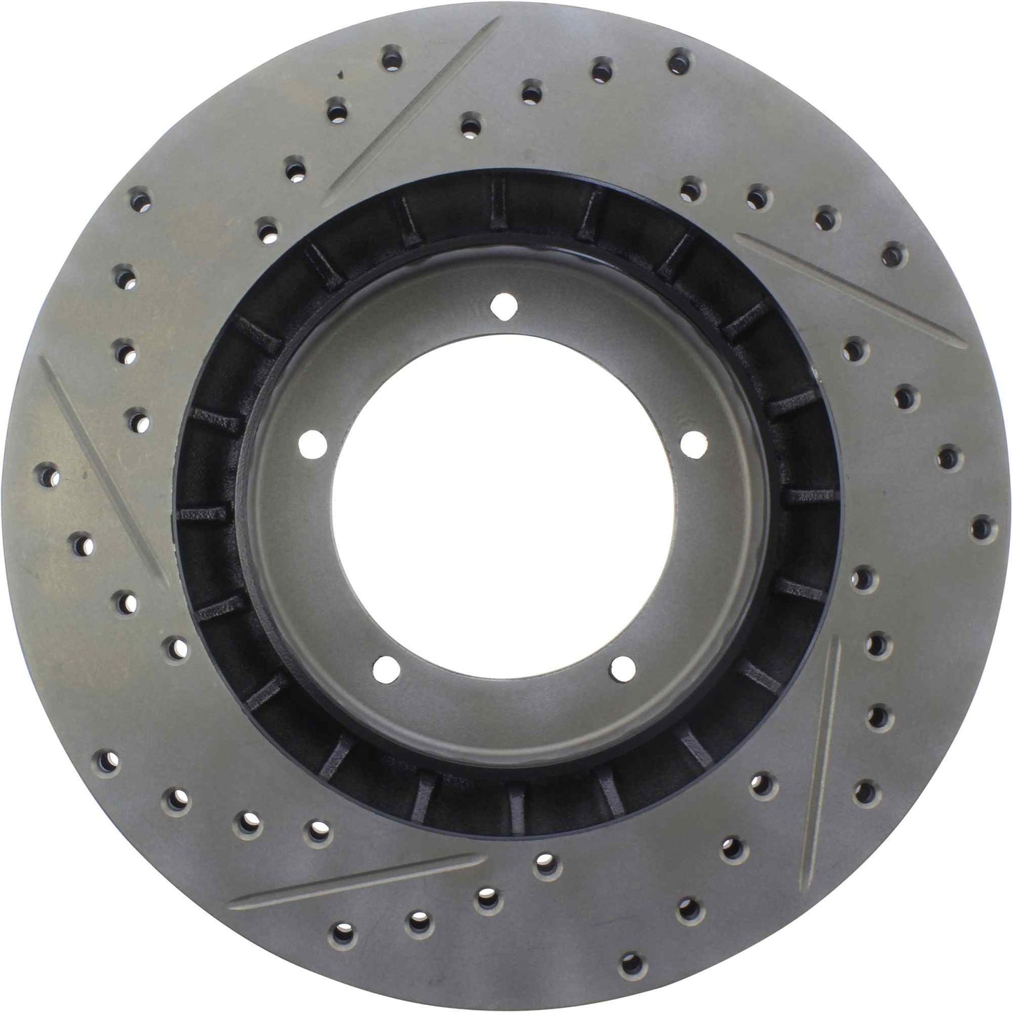 StopTech Sport Drilled/Slotted Brake Rotor; Front Left