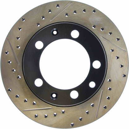 StopTech Sport Cryo Drilled/Slotted Brake Rotor; Rear Right