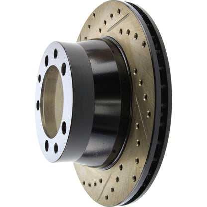 StopTech Sport Cryo Drilled/Slotted Brake Rotor; Rear Right