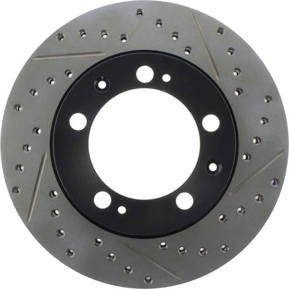 StopTech Slotted & Drilled Sport Brake Rotor 127.37025L