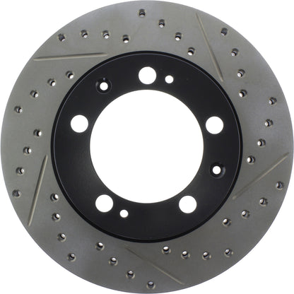 StopTech Slotted & Drilled Sport Brake Rotor 127.37025L