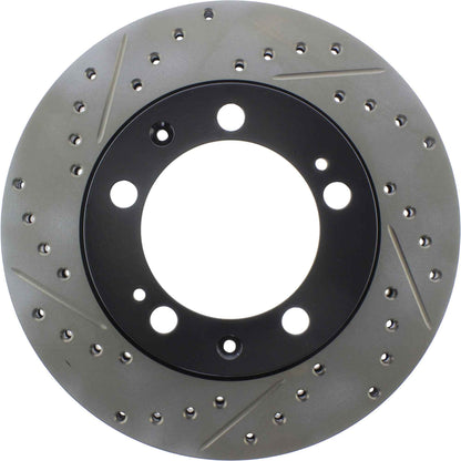 StopTech Slotted & Drilled Sport Brake Rotor 127.37025R