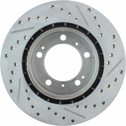 StopTech Sport Cryo Drilled/Slotted Brake Rotor; Rear Right