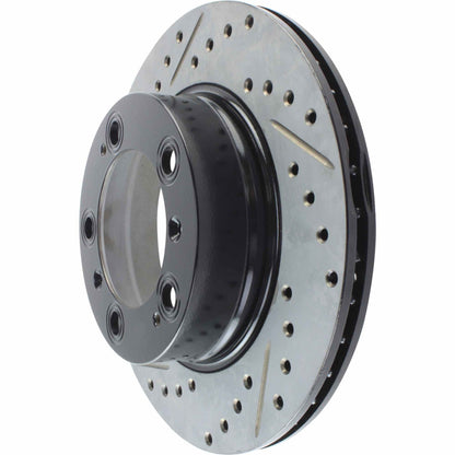 StopTech Sport Cryo Drilled/Slotted Brake Rotor; Rear Right