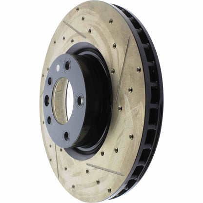 StopTech Slotted & Drilled Sport Brake Rotor 127.37056L