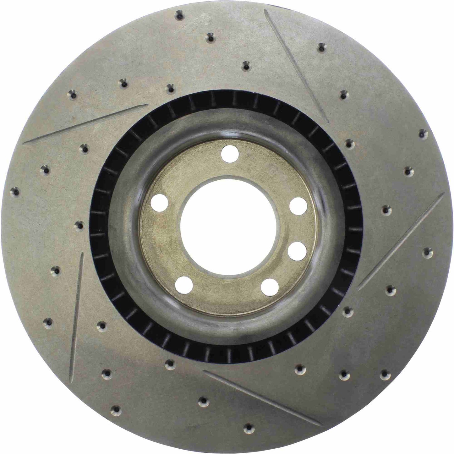 StopTech Slotted & Drilled Sport Brake Rotor 127.37056R