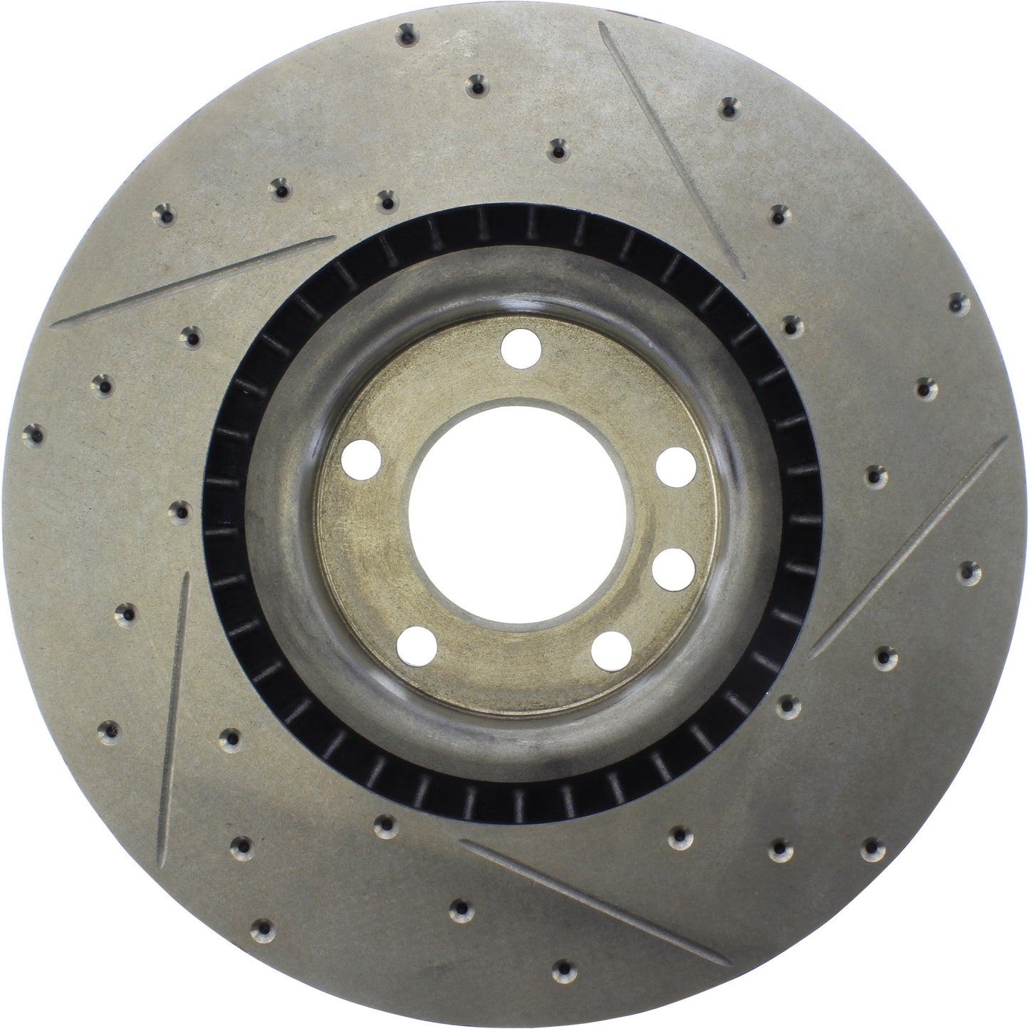 StopTech Slotted & Drilled Sport Brake Rotor 127.37056R