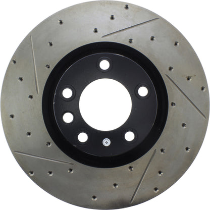 StopTech Slotted & Drilled Sport Brake Rotor 127.37056R