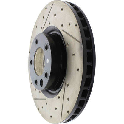 StopTech Slotted & Drilled Sport Brake Rotor 127.37056R
