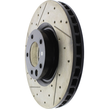 StopTech Slotted & Drilled Sport Brake Rotor 127.37056R