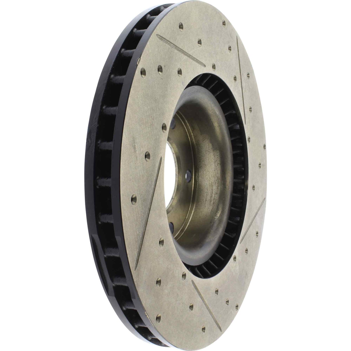 StopTech Slotted & Drilled Sport Brake Rotor 127.37056R