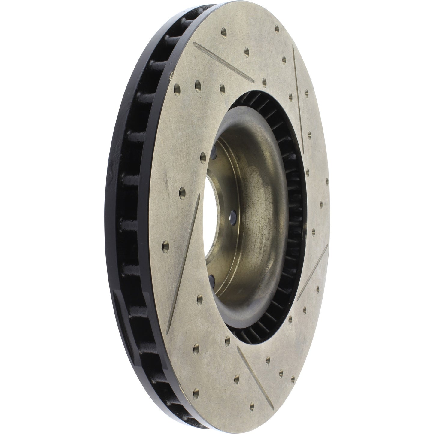 StopTech Slotted & Drilled Sport Brake Rotor 127.37056R