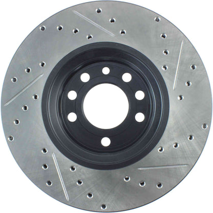 StopTech Slotted & Drilled Sport Brake Rotor 127.38014R