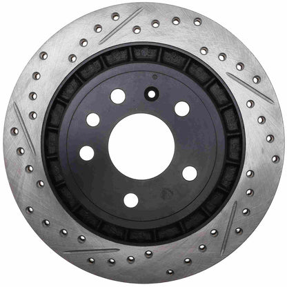 StopTech Slotted & Drilled Sport Brake Rotor 127.38015R