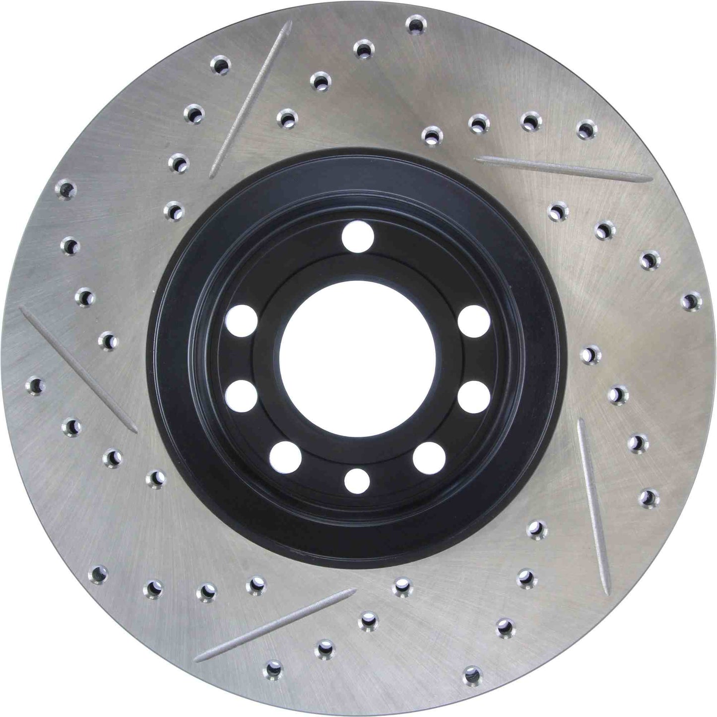 StopTech 03-09 Saab 9-3 Slotted & Drilled Left Front Rotor 127.38017L