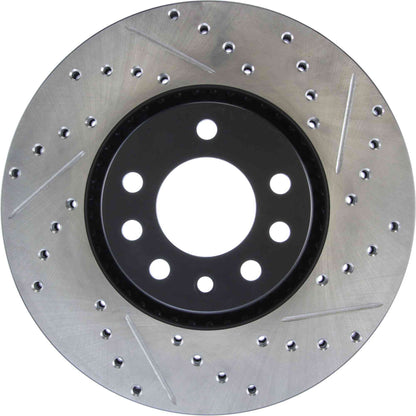 StopTech 03-09 Saab 9-3 Slotted & Drilled Left Front Rotor 127.38017L
