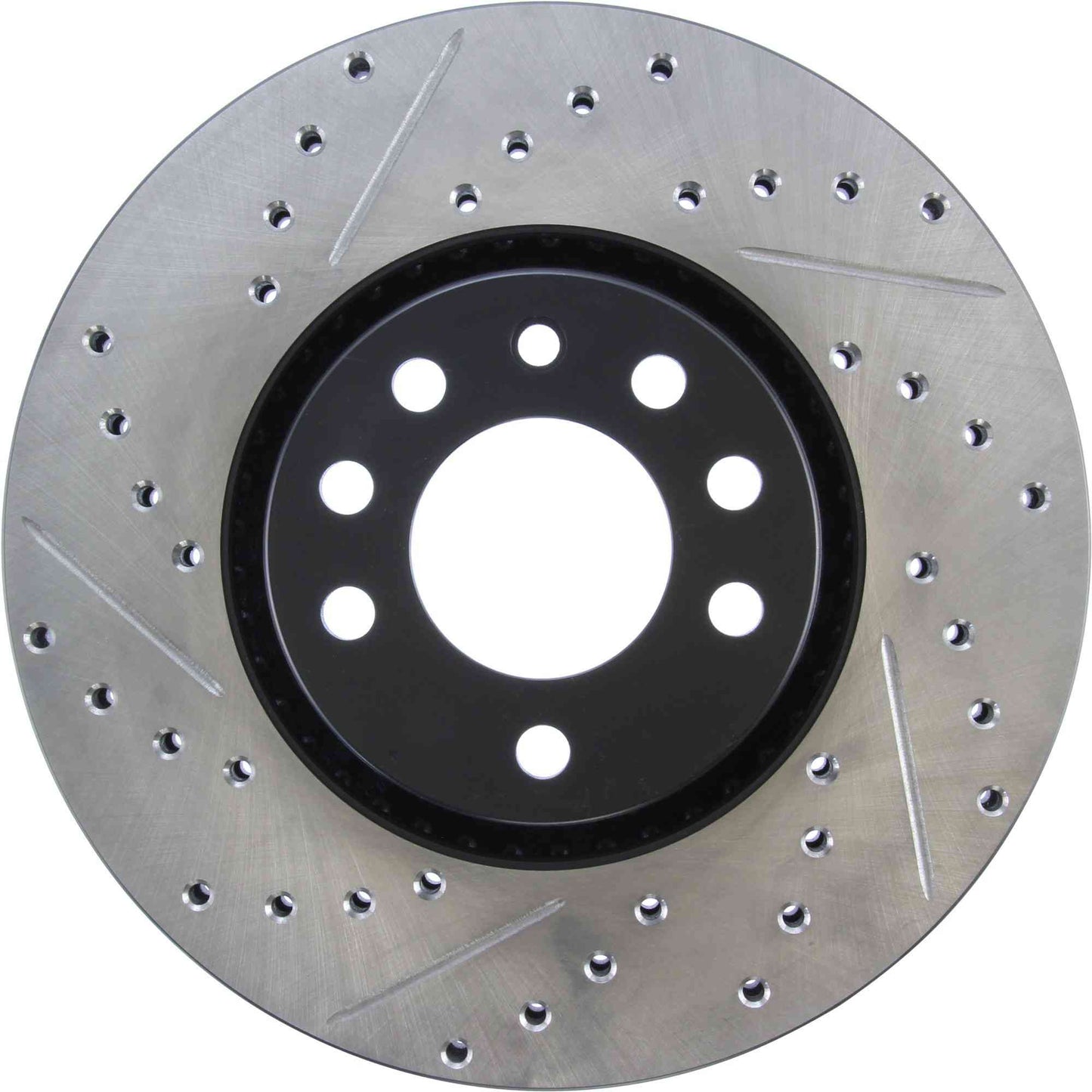 StopTech 03-09 Saab 9-3 Slotted & Drilled Right Front Rotor 127.38017R