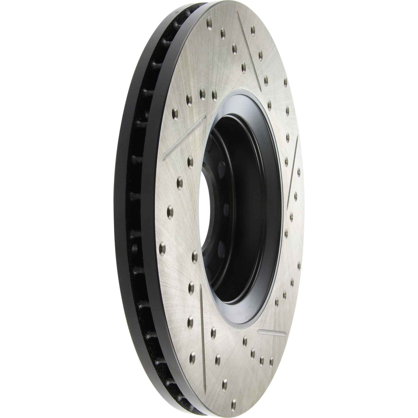 StopTech 03-09 Saab 9-3 Slotted & Drilled Right Front Rotor 127.38017R