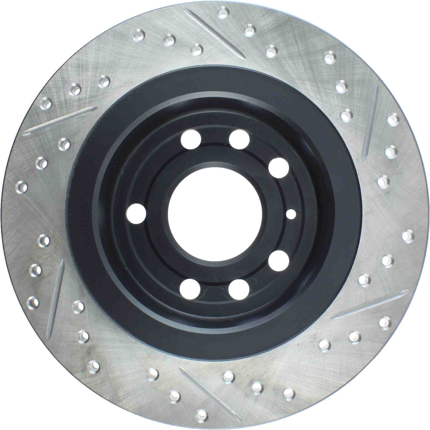 StopTech 03-12 Saab 9-3/9-3X Slotted & Drilled Right Rear Rotor 127.38018R