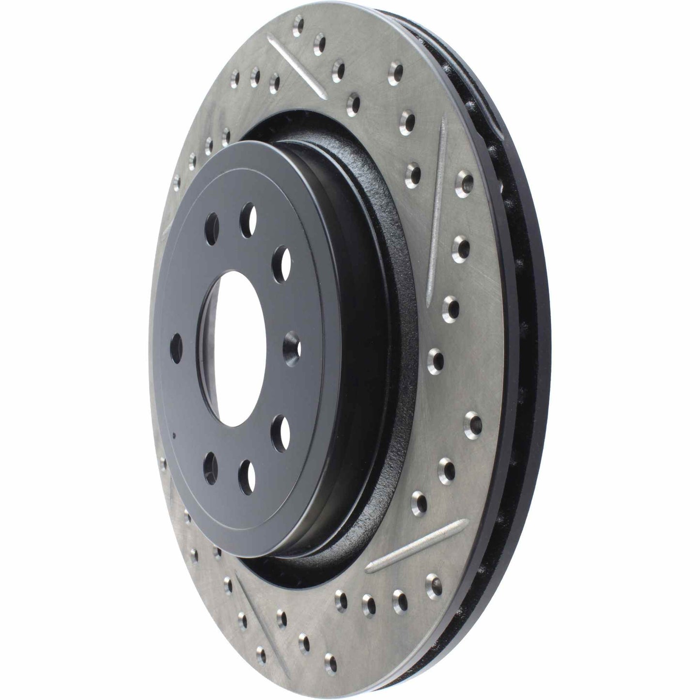 StopTech 03-09 Saab 9-3 Slotted & Drilled Left Rear Rotor 127.38019L