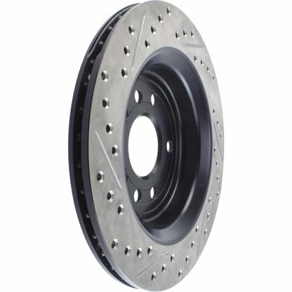 StopTech 03-09 Saab 9-3 Slotted & Drilled Left Rear Rotor 127.38019L
