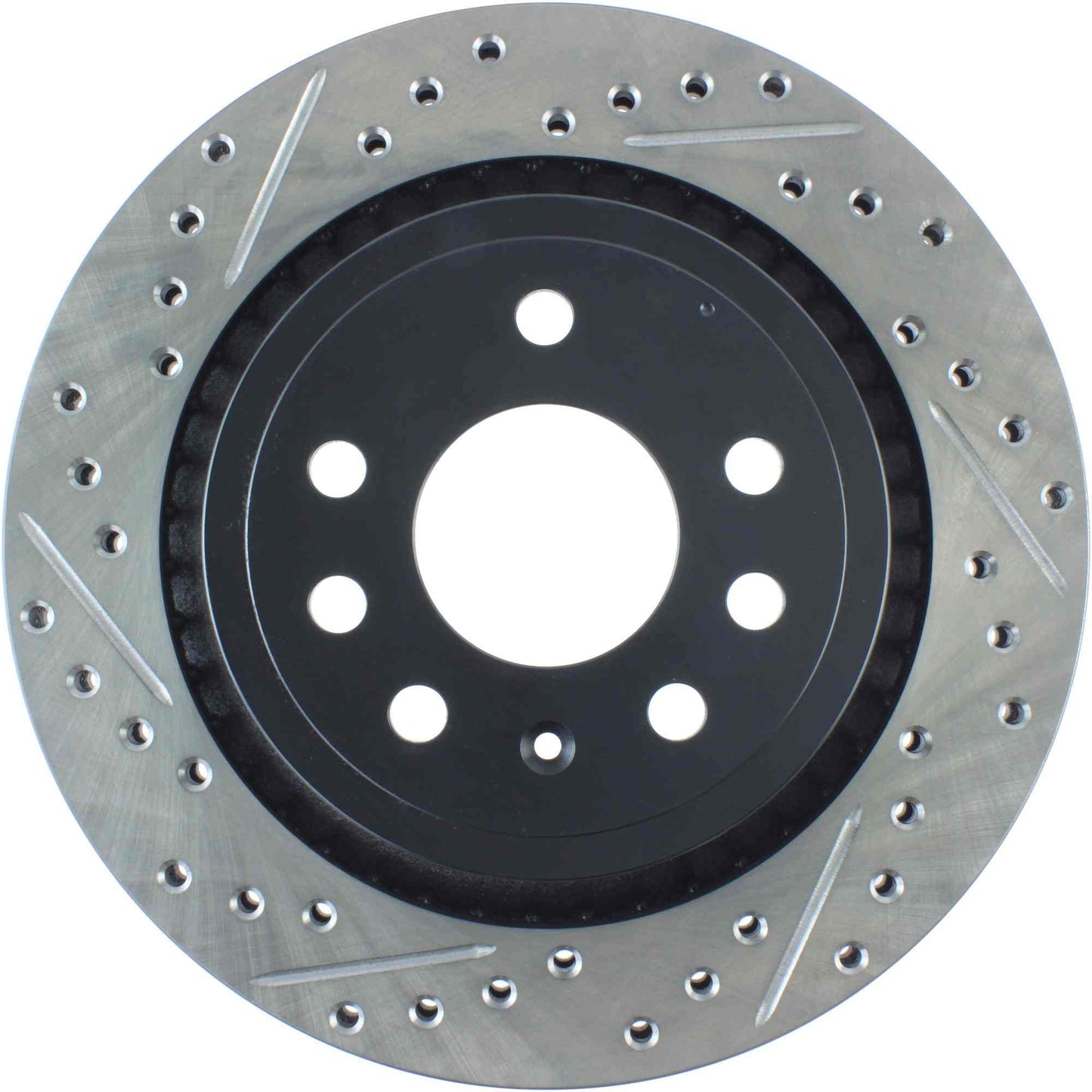 StopTech 03-09 Saab 9-3 Slotted & Drilled Right Rear Rotor 127.38019R