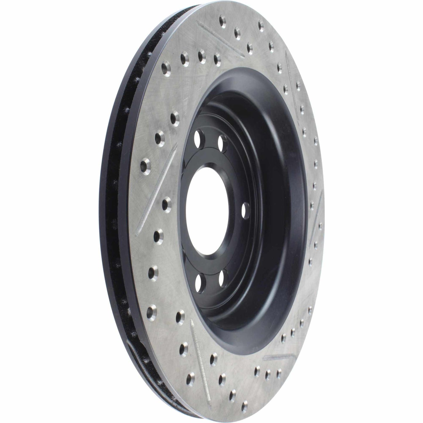 StopTech 03-09 Saab 9-3 Slotted & Drilled Right Rear Rotor 127.38019R