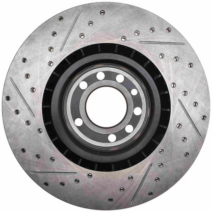 StopTech 09-12 Saab 9-3 Sport Drilled & Slotted Rotor - Left Front 127.38022L