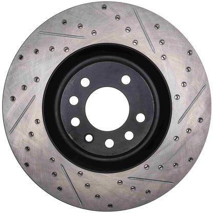 StopTech 09-12 Saab 9-3 Sport Drilled & Slotted Rotor - Left Front 127.38022L