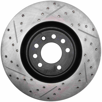 StopTech 09-12 Saab 9-3 Sport Drilled & Slotted Rotor - Right Front 127.38022R