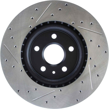 StopTech Slotted & Drilled Sport Brake Rotor 127.38024L