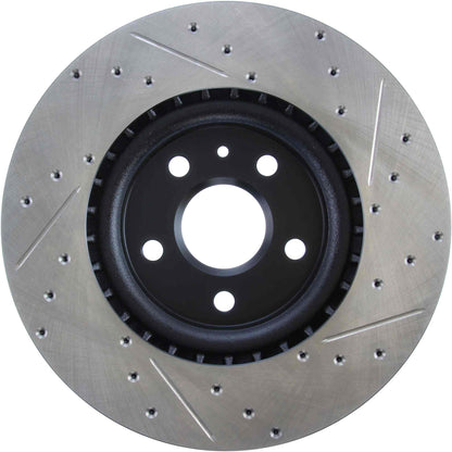 StopTech Slotted & Drilled Sport Brake Rotor 127.38024R